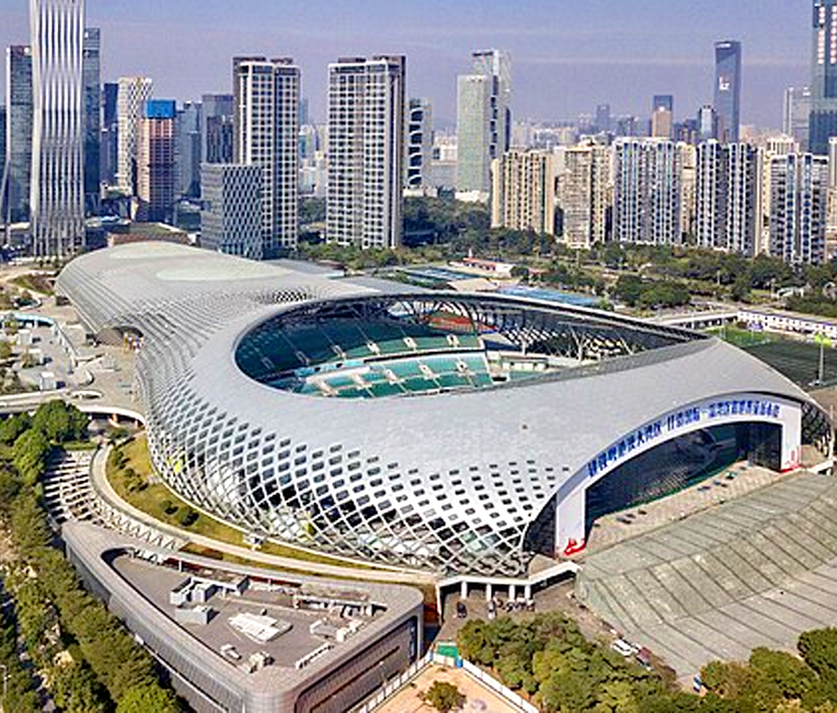 Badang Comprehensive Sports Center i Shenzhen International Biovalley